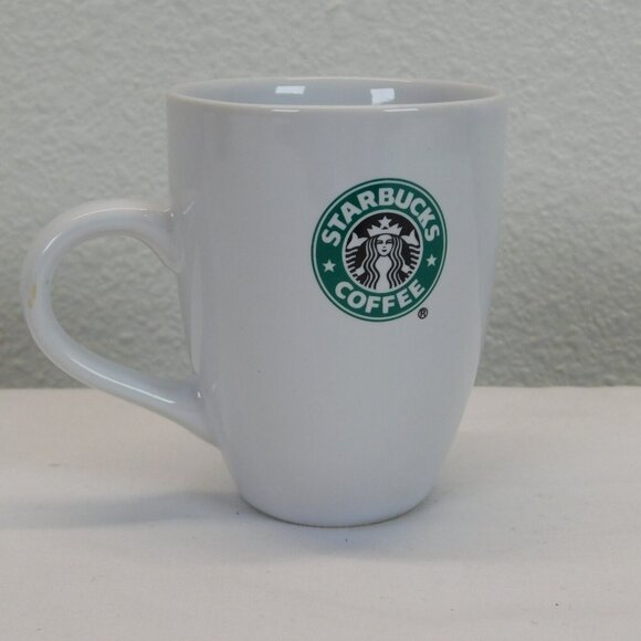 2007 Starbucks Small Logo White 6.7 oz Espresso Coffee Mug Dishwasher Safe - Picture 3 of 8